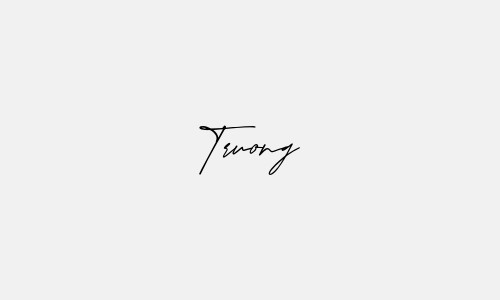 Chữ ký tên Truong