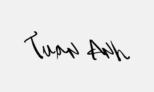 Chữ ký tên Tuan Anh