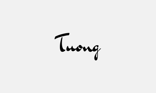 Chữ ký tên Tuong