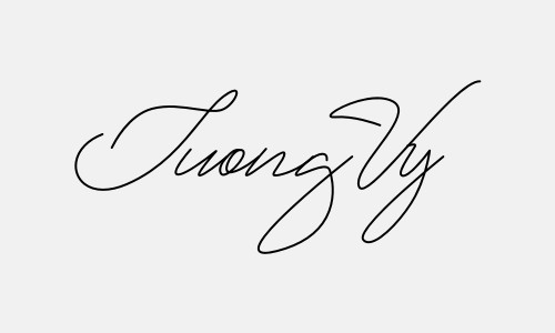 Chữ ký tên Tuong Vy