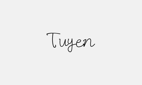 Chữ ký tên Tuyen