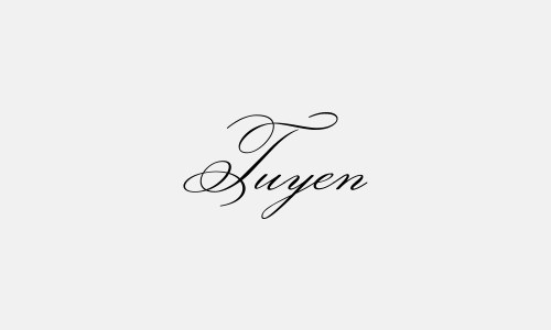 Chữ ký tên Tuyen