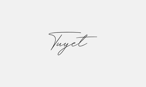 Chữ ký tên Tuyet