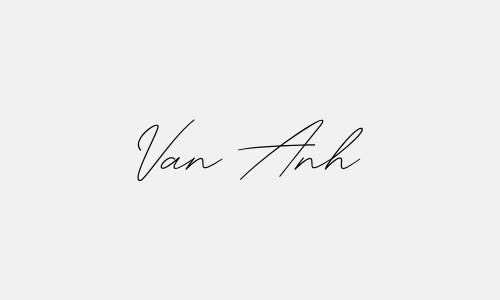 Chữ ký tên Van Anh