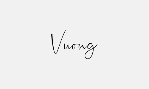 Chữ ký tên Vuong
