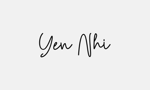 Chữ ký tên Yen Nhi