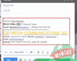 Cách tạo chữ ký trong Gmail một cách đơn giản chuyên nghiệp