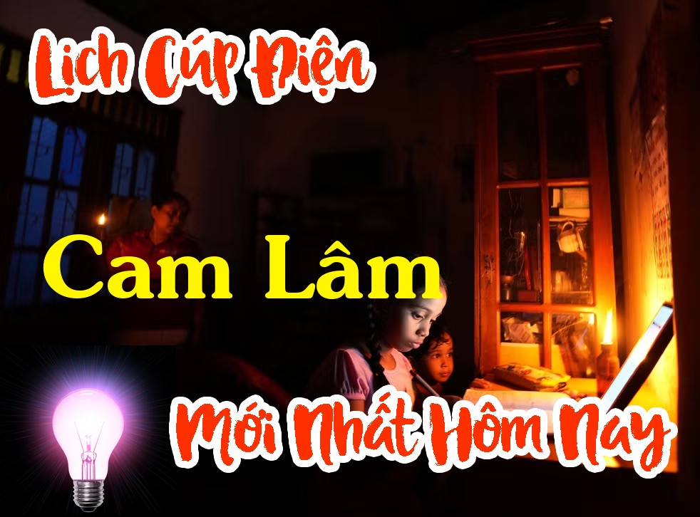 Lịch cúp điện Cam Lâm - Khánh Hòa