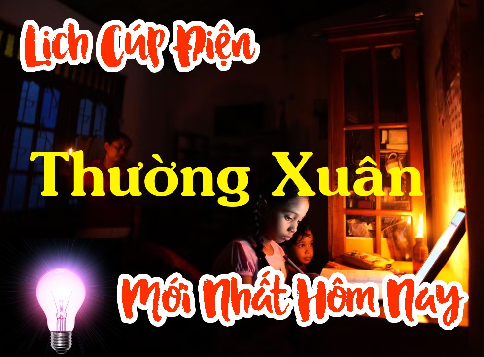 Lịch cúp điện Thường Xuân - Thanh Hóa